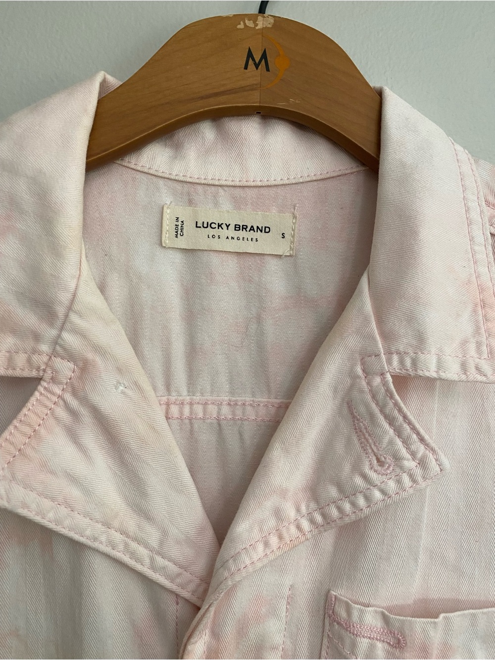 Lucky Brand Cotton‎ Pink and White Romper - S - Picture 3 of 4
